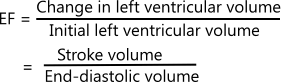 ejection fraction