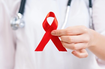 red hiv awareness ribbon