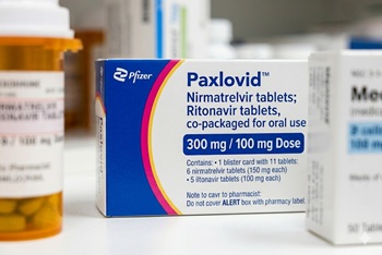 Paxlovid medication packaging