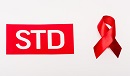 STD with red ribbon